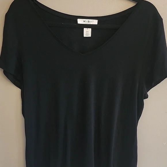 White House Black Market Classic Black Tee - Picture 3 of 9